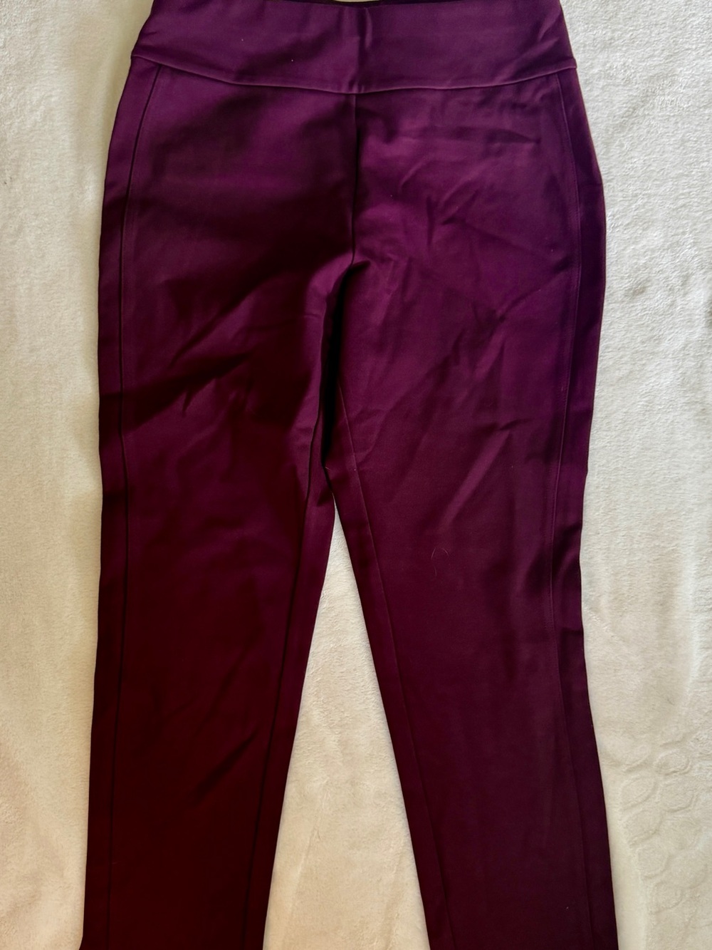 Express Plum High-Waist Ponte Leggings